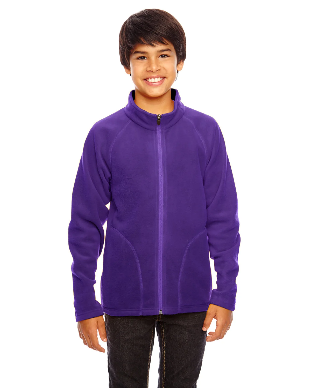 Team 365 Youth Campus Microfleece Jacket view 6