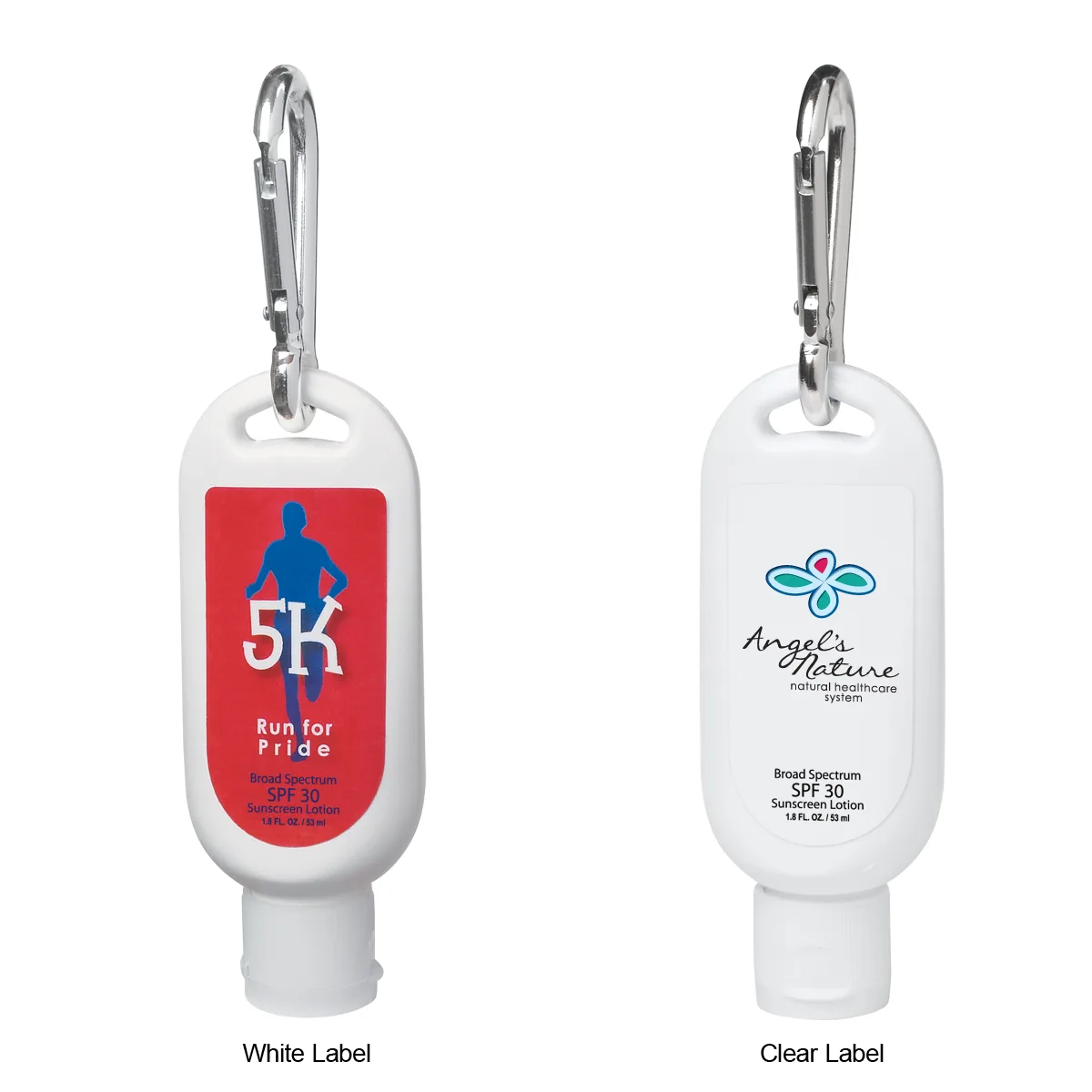 1.8 Oz. Spf 30 Sunscreen With Carabiner