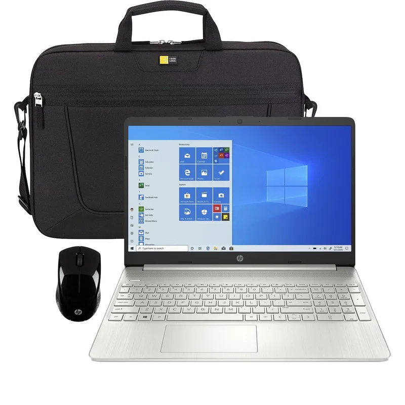 Hewlett Packard 15.6" Notebook Intel, Wireless Mouse & Carrying Case