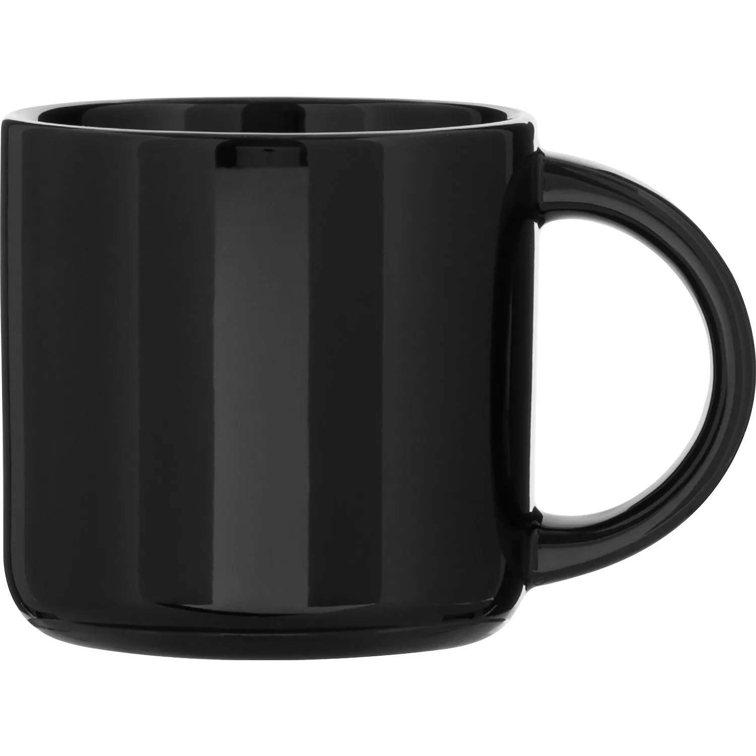 14 oz Minolo - Classics Ceramic Mug (Black) view 2