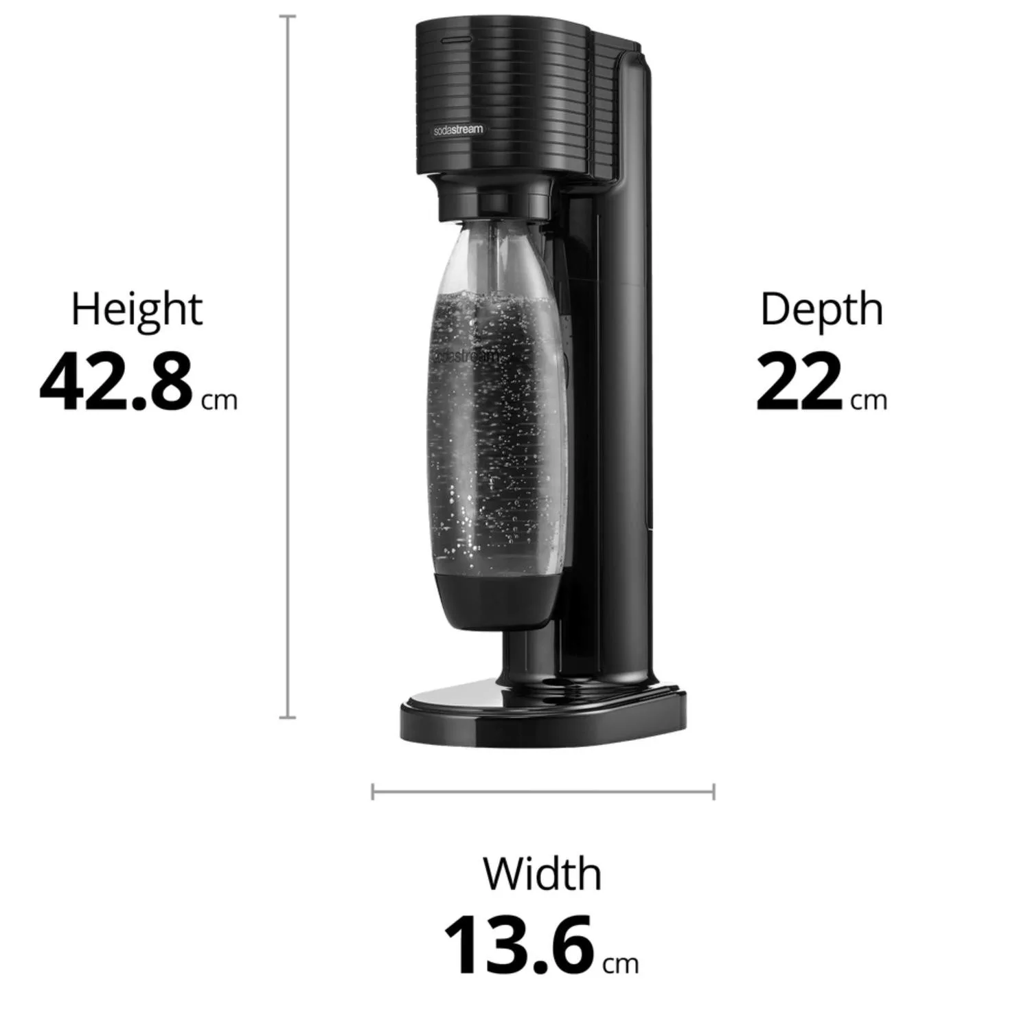 SodaStream Gaia® Sparkling Water Maker Starter Kit view 2