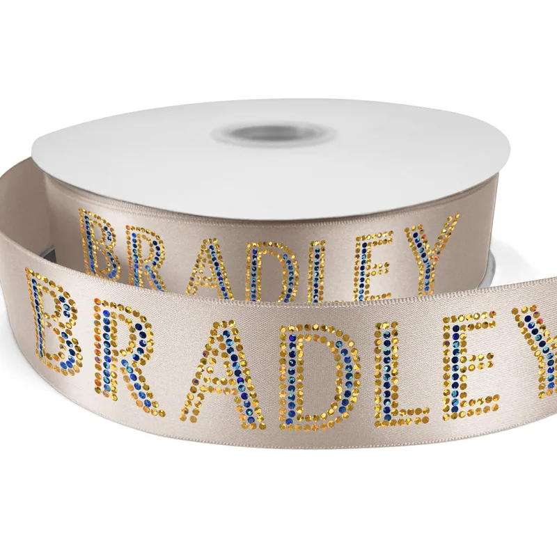 1 1/2" Bridal Satin Ribbon - 100yd Roll - Sparkle