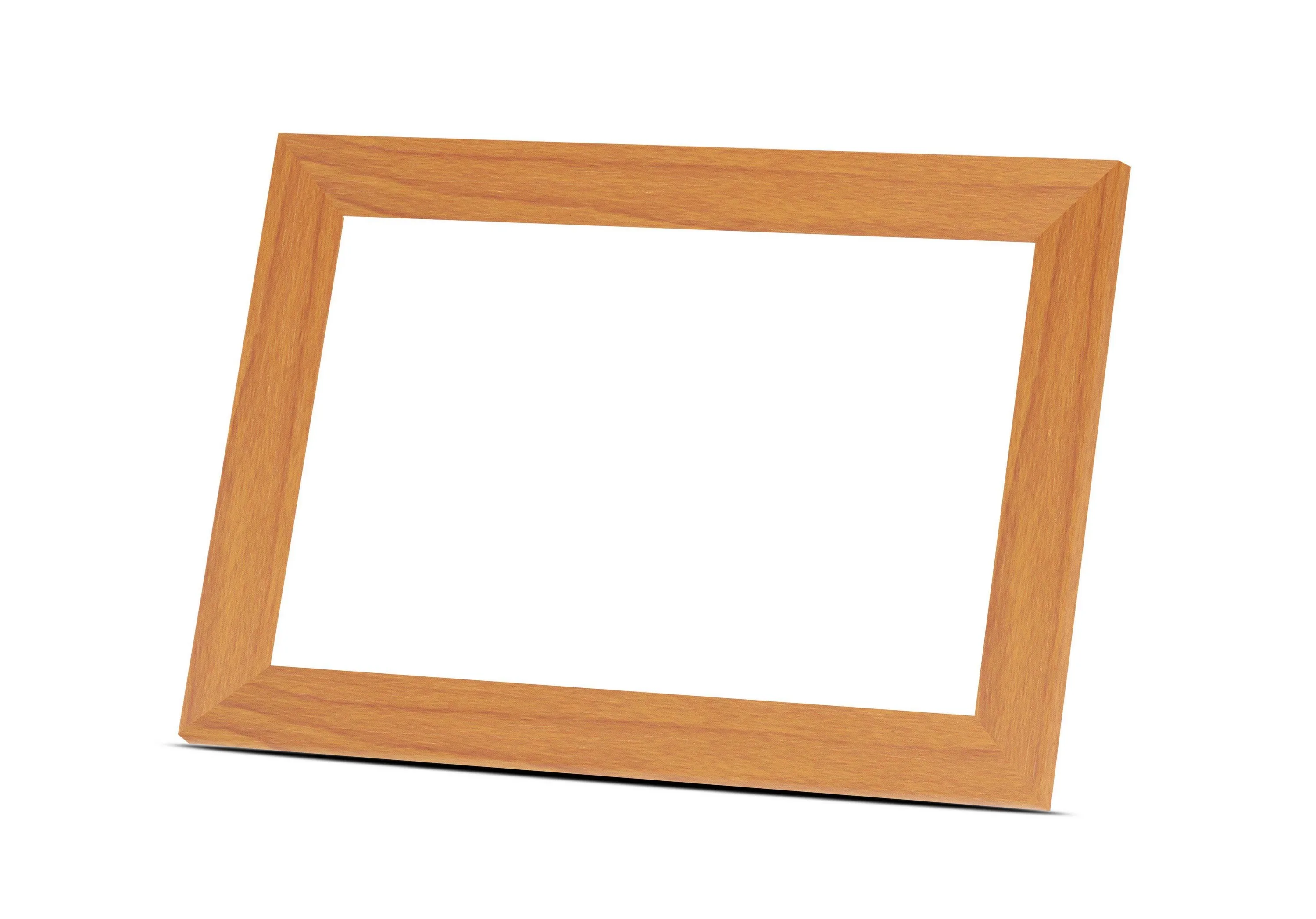 Bell+Howell Orange Cedar Wood Outer Frame 10.1" Smart Digital Photo Frame