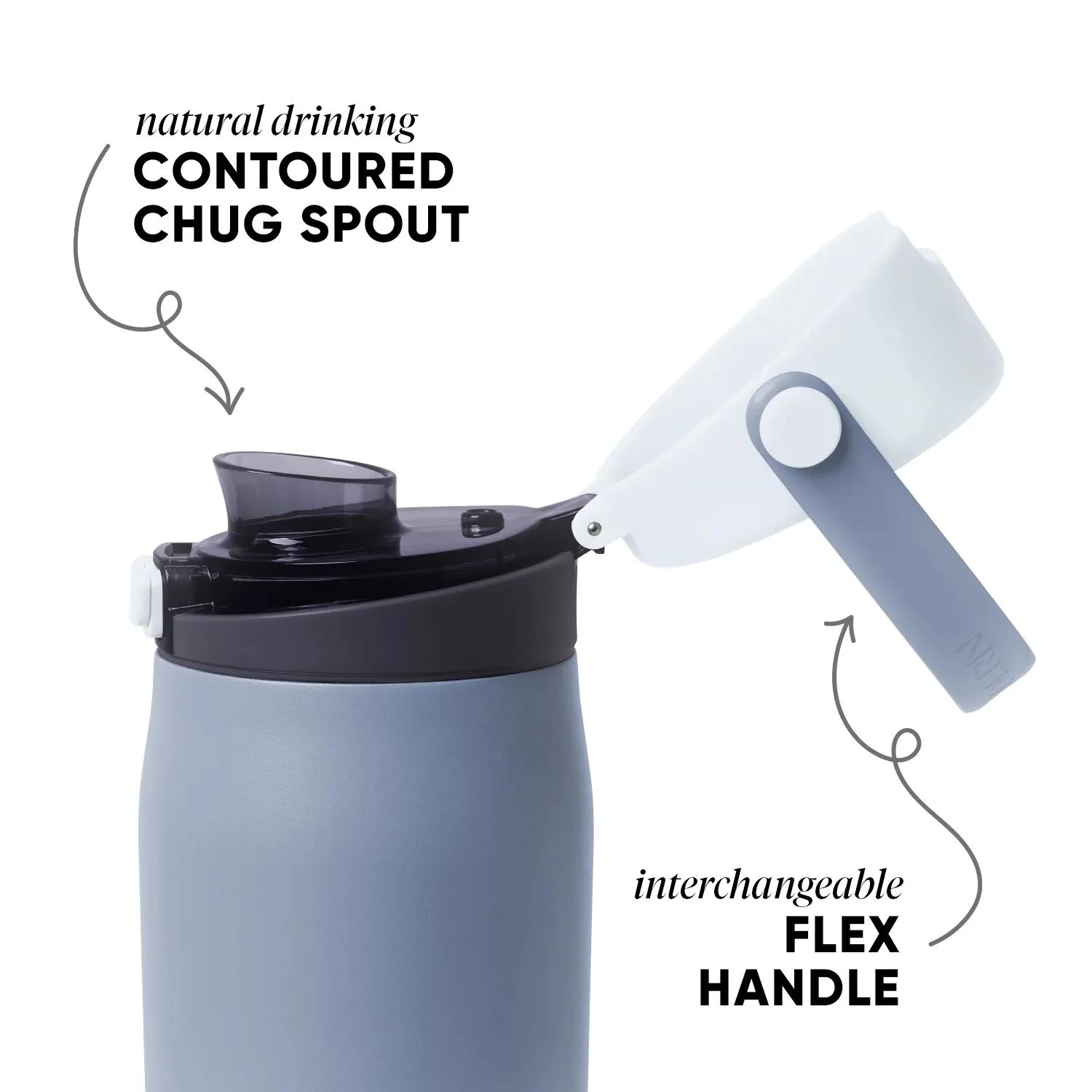 30 oz Simple Modern® Double-Walled Insulated Mesa Sport with Covered Chug Water Bottle view 3