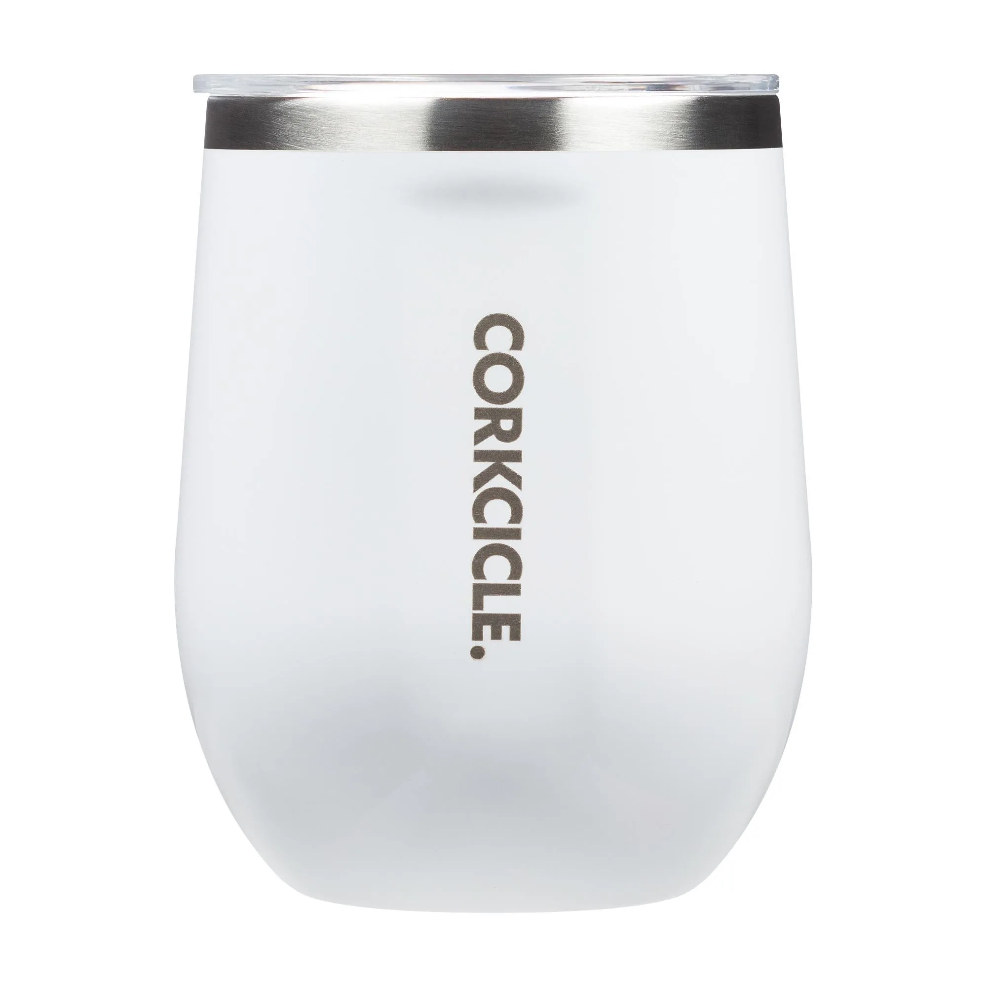 Corkcicle 12 Oz. Stemless Wine Cup - Gloss White