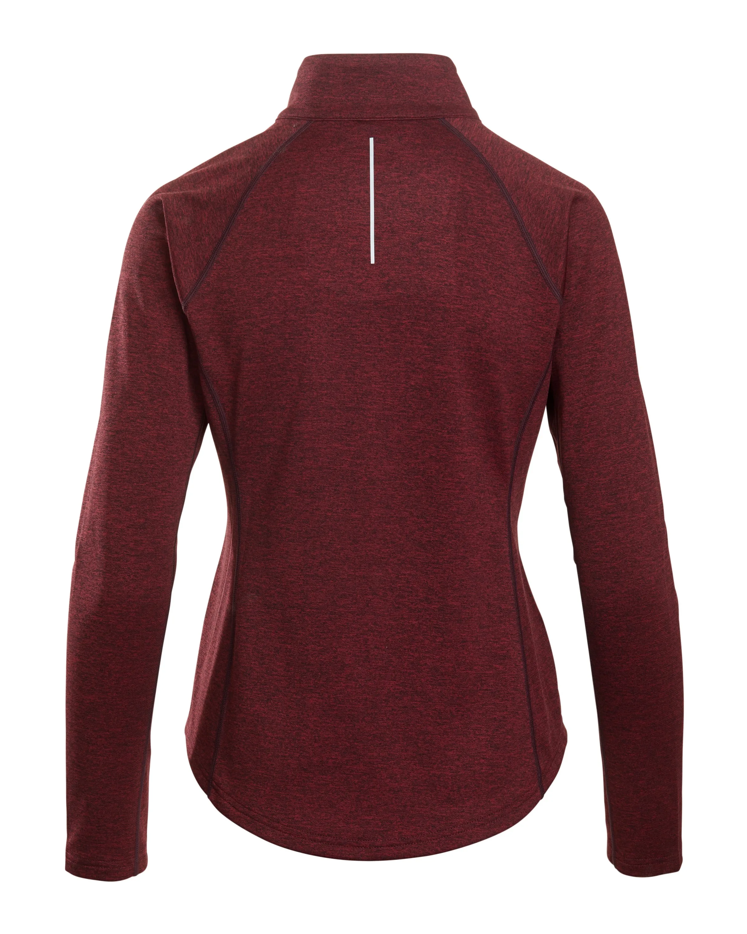 Heather Deep Red Blank Back