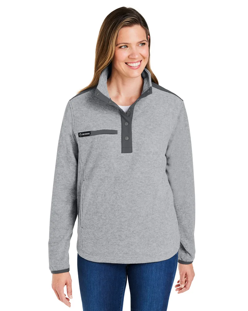 DRI DUCK Ladies' Sierra Melange Heather Fleece view 2