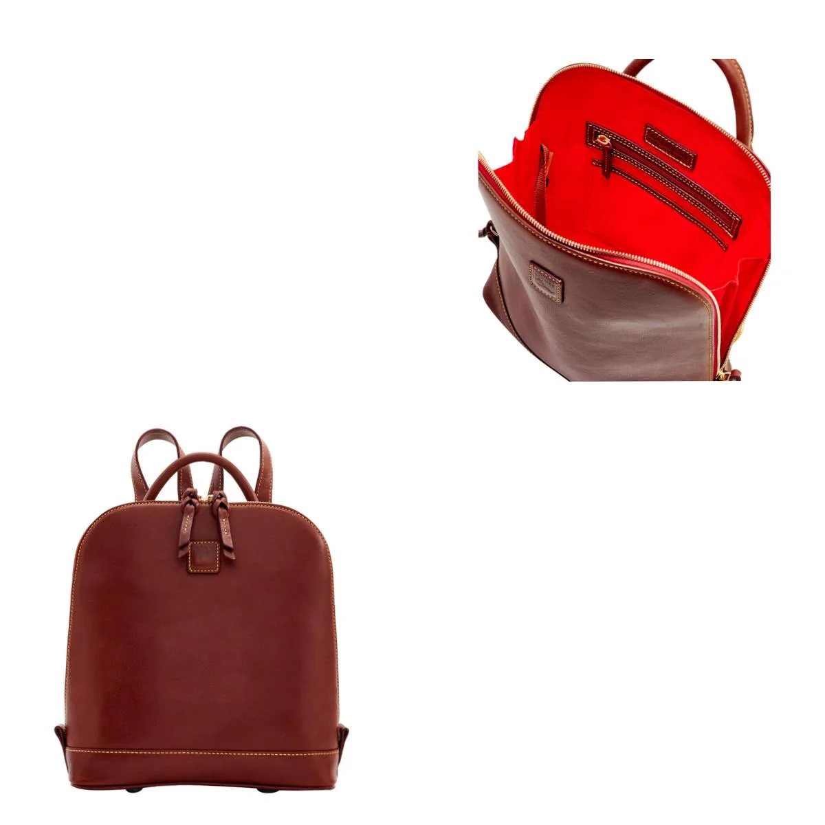 Dooney & Bourke Florentine Chestnut Zip Pod Backpack