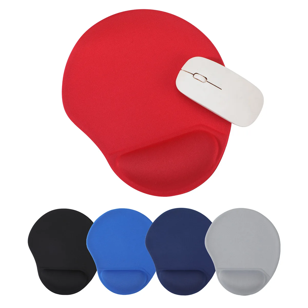 Wave Non-Slip Mouse Pad with Gel Wrist Rest view 2