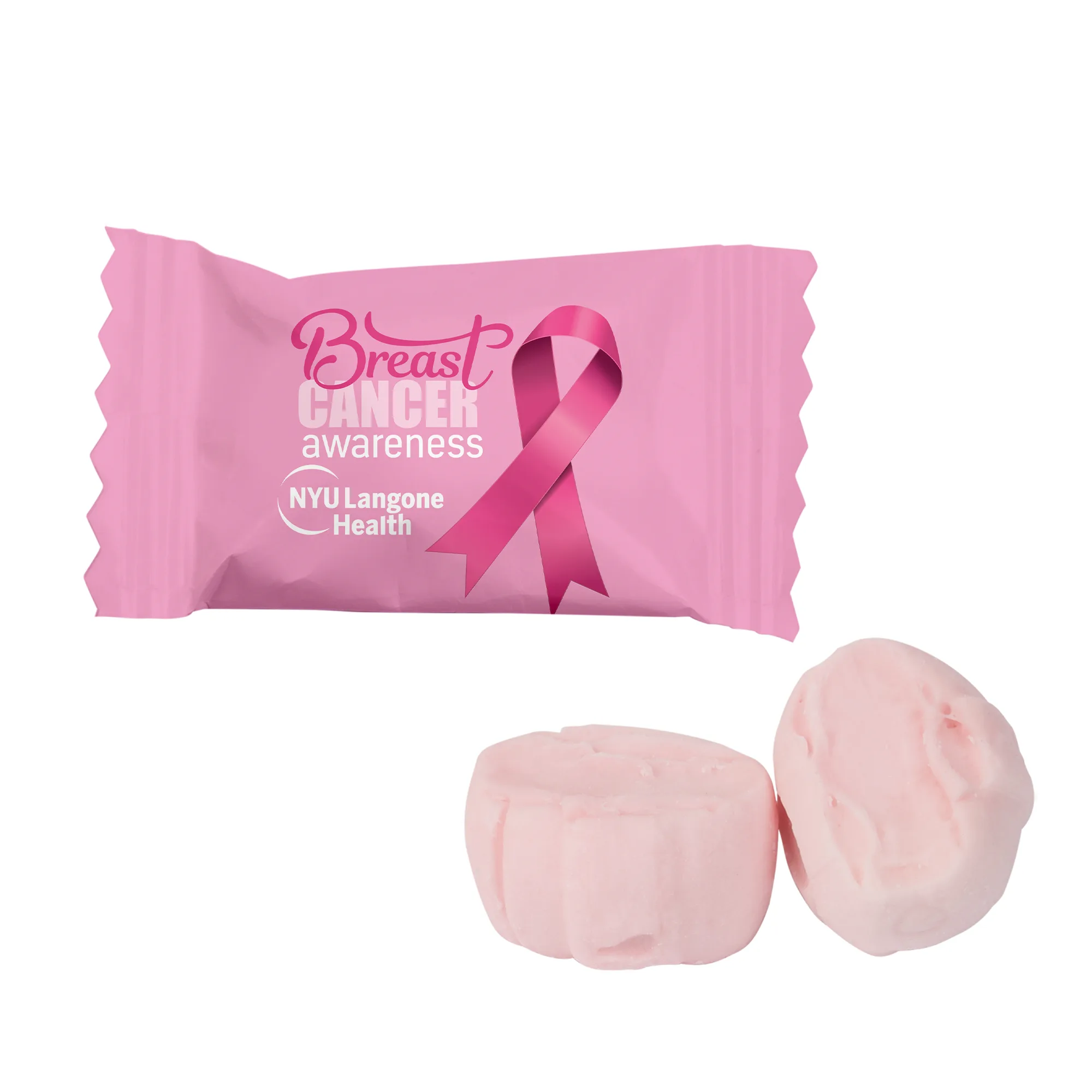 4 Color Process Wrapped Pink Buttermints view 3