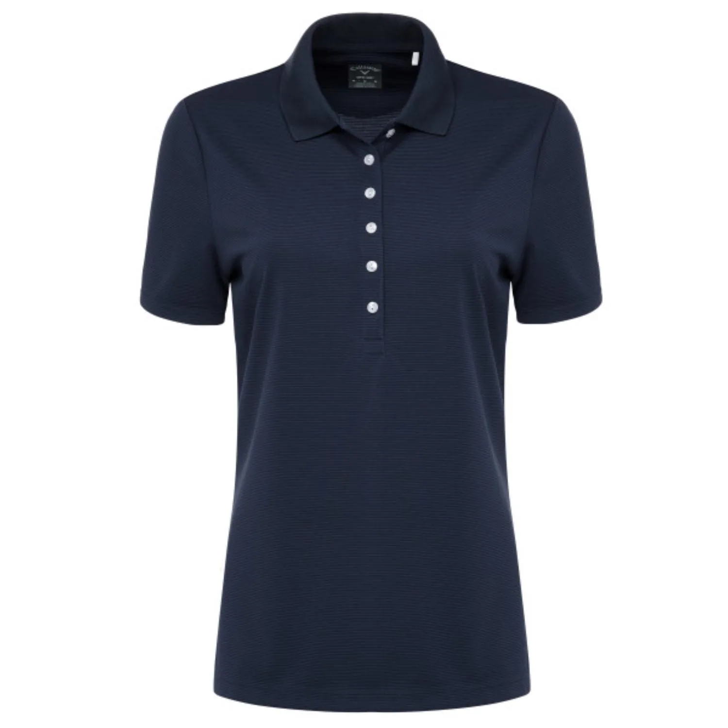 Callaway® Vent Moisture Wicking Women's Ottoman Polo Shirt with Custom Logo view 7