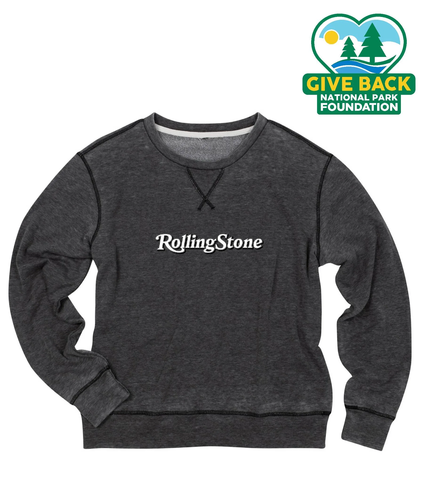 ACE Ladies Burnout Wash Sweatshirt view 4