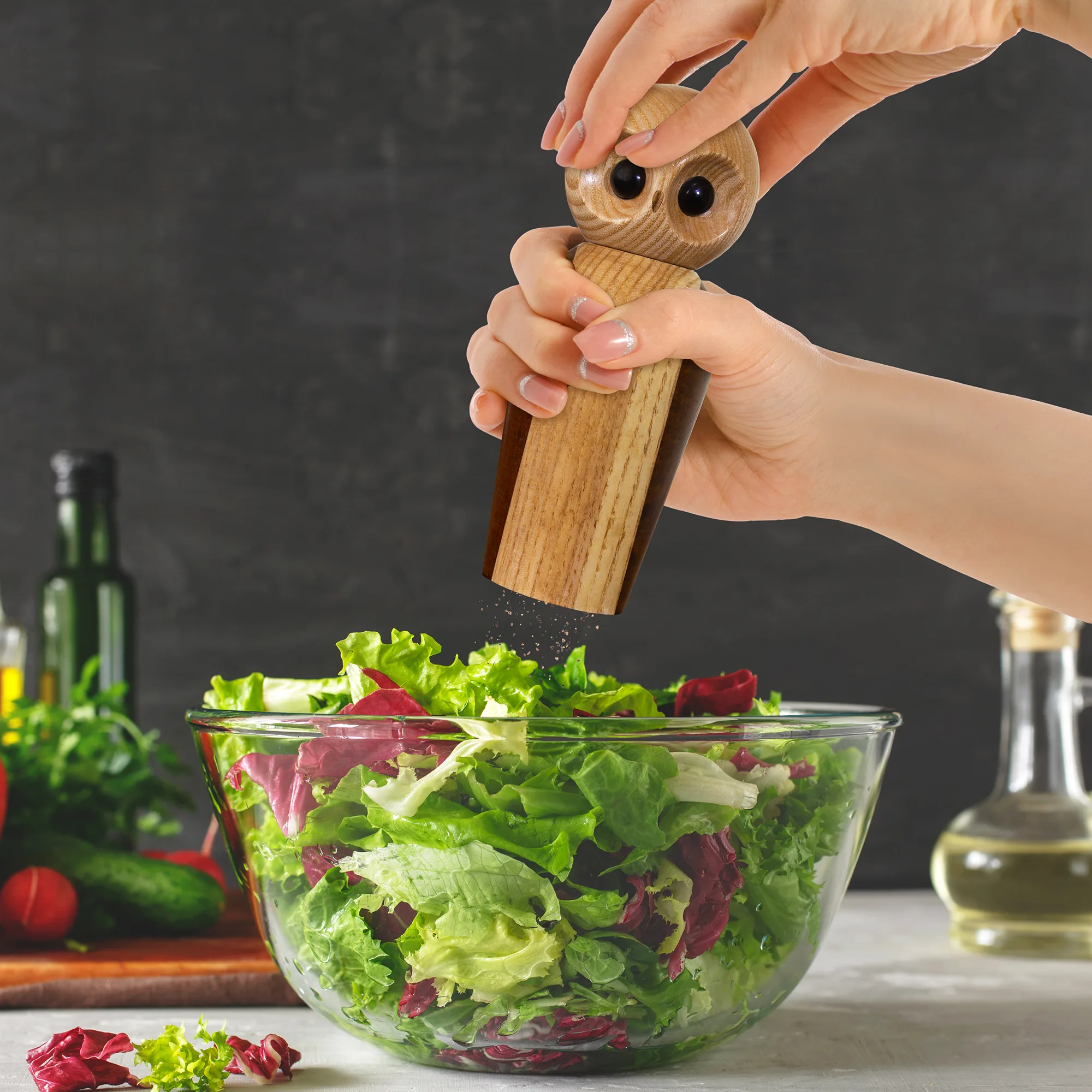Rock & Branch® Owl Pepper Mill view 4