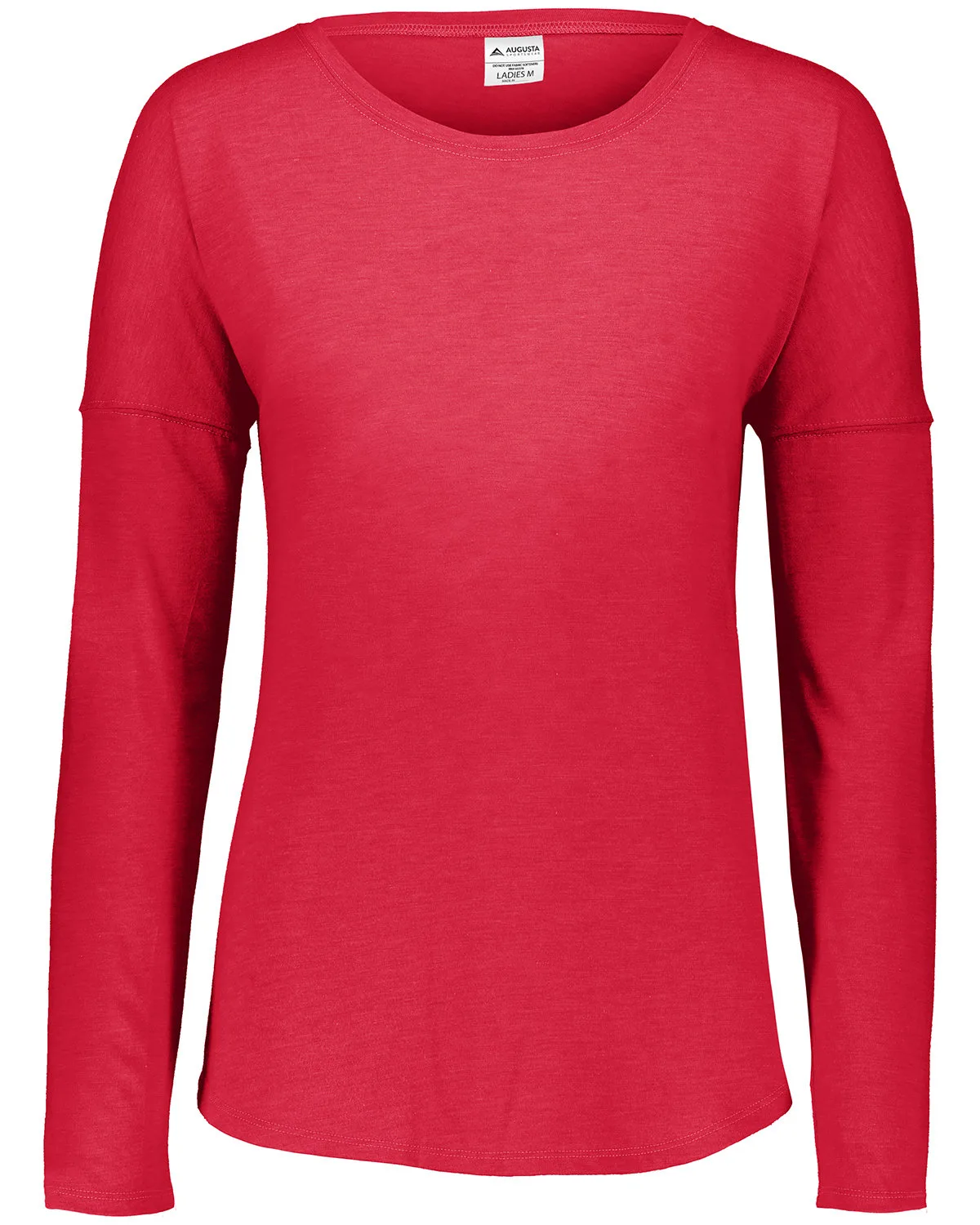 Augusta Ladies' Tri-Blend Long Slevee T-Shirt view 5