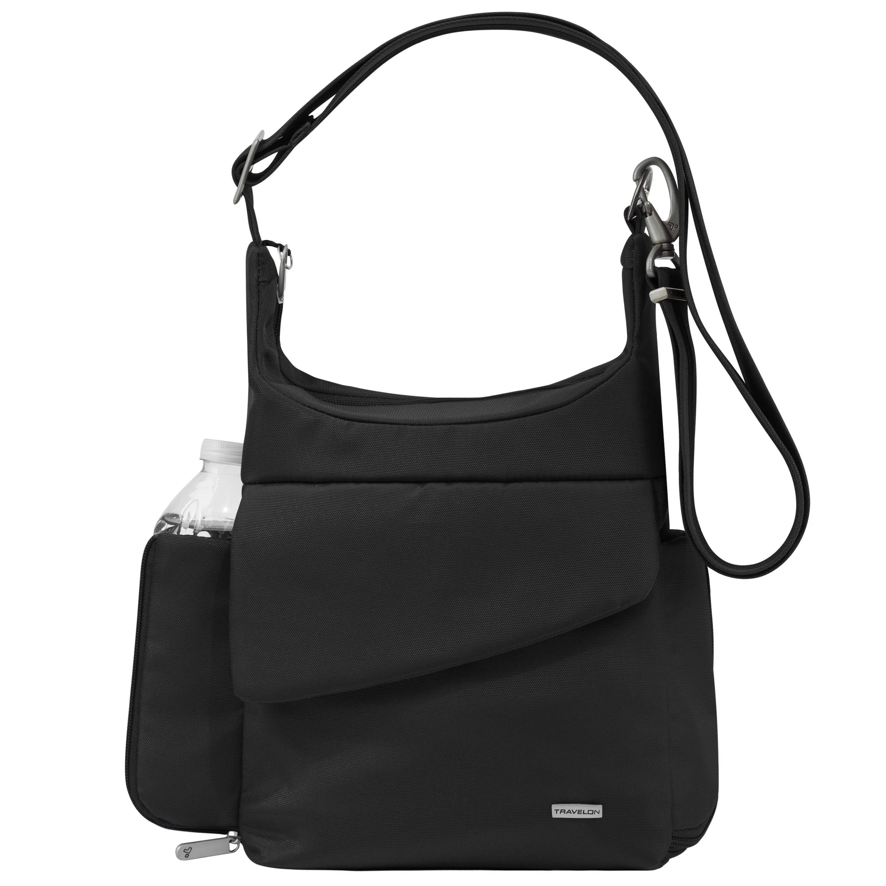 Travelon Anti-Theft Classic Black Messenger Bag