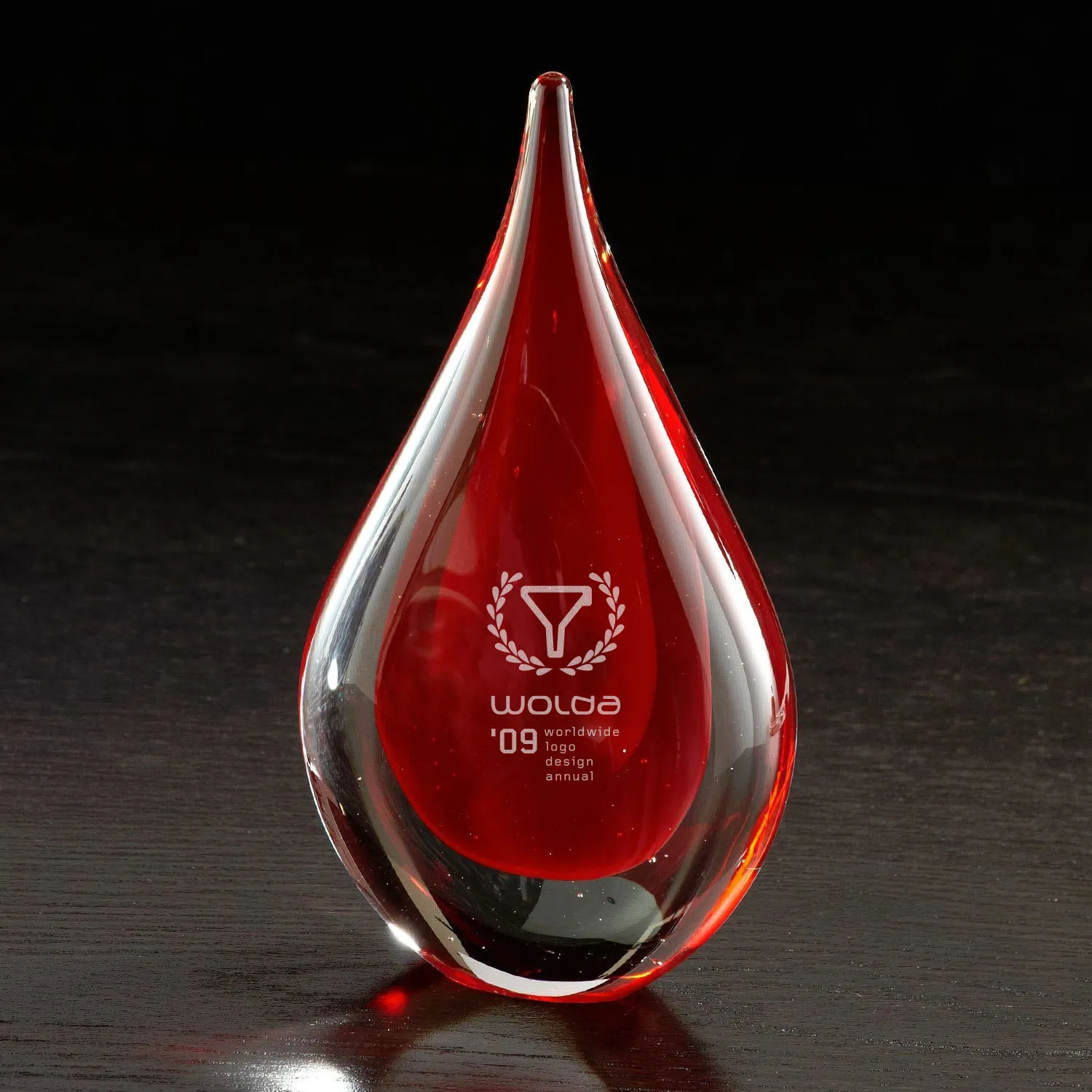 Fusion Art Glass Award w/ Clear Base view 5