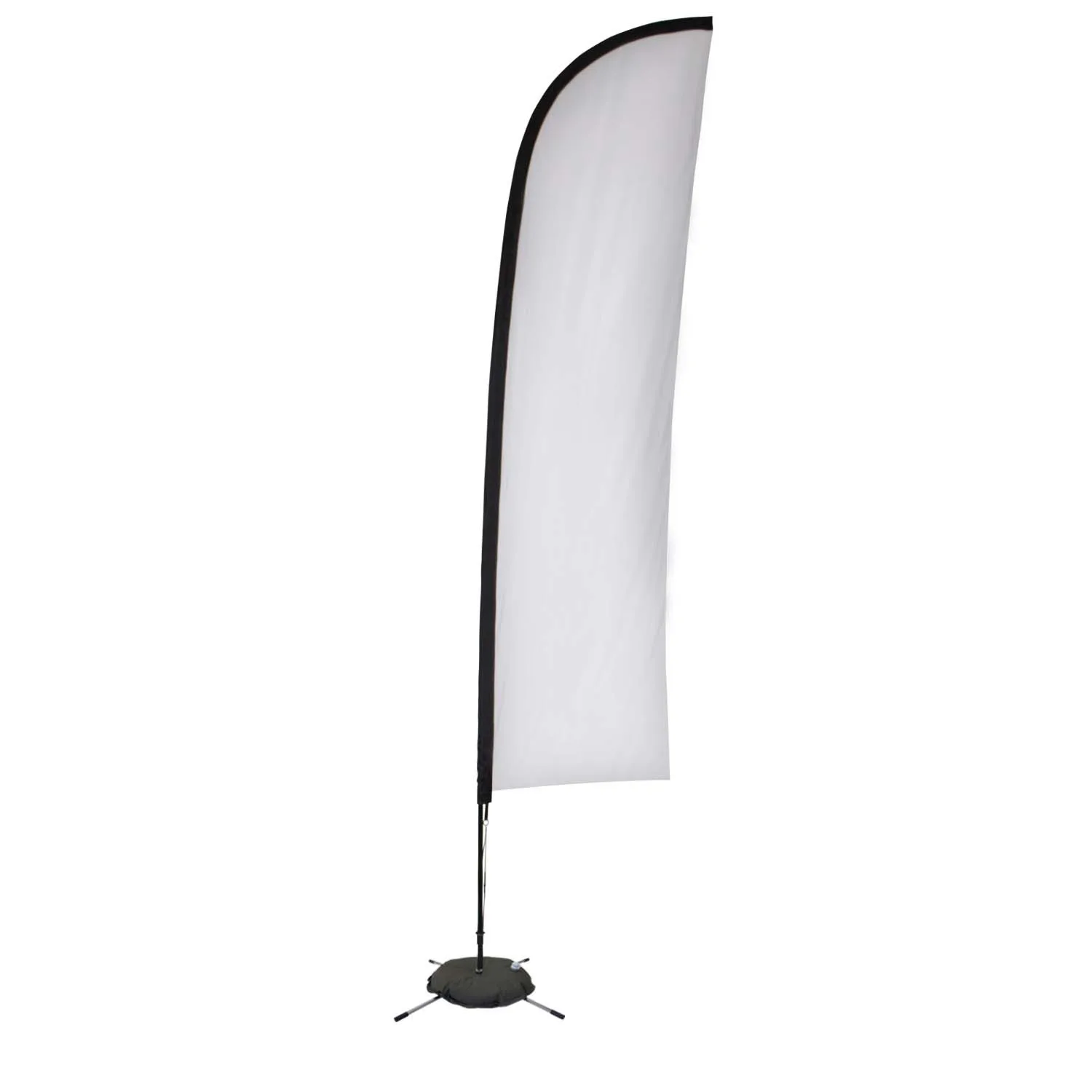 13' Elite Blade Nylon Sail Sign Flag, 1-Sided, Scissor Base view 2
