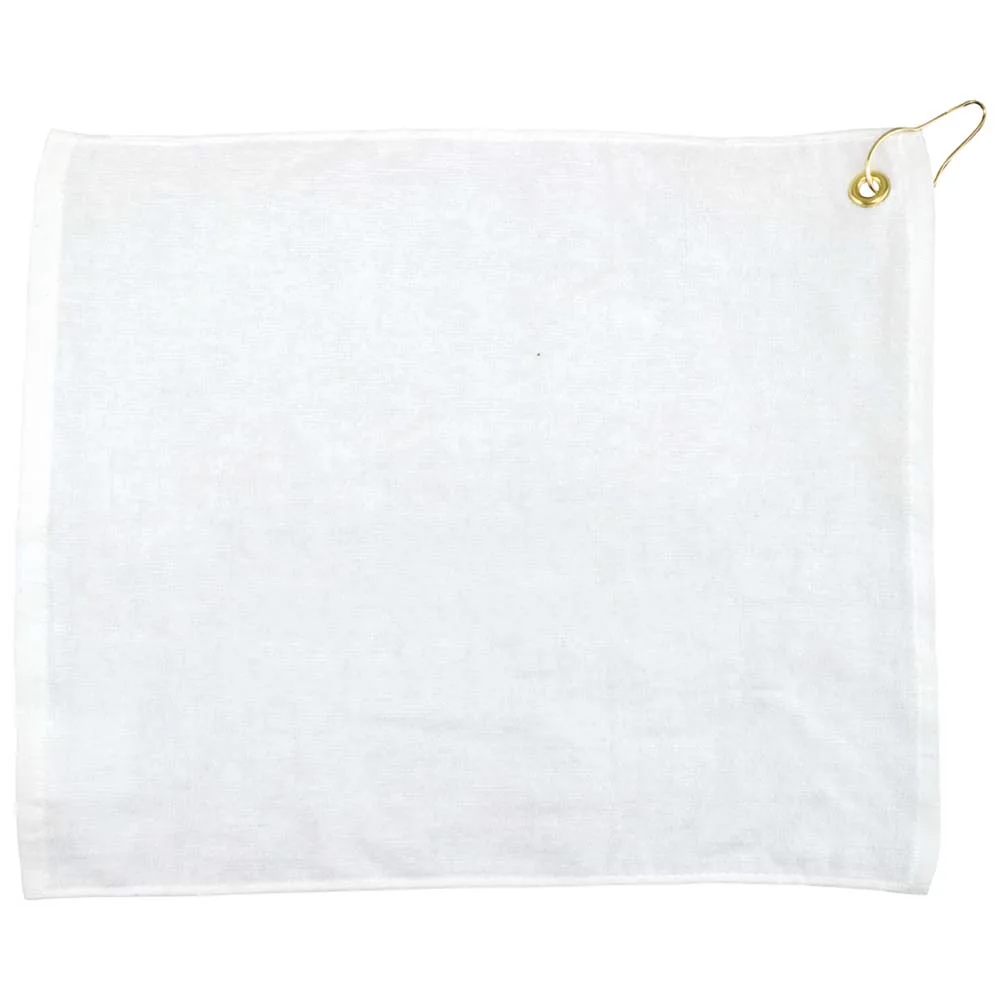 Terry Hemmed Golf Towel 15" x 18" view 2
