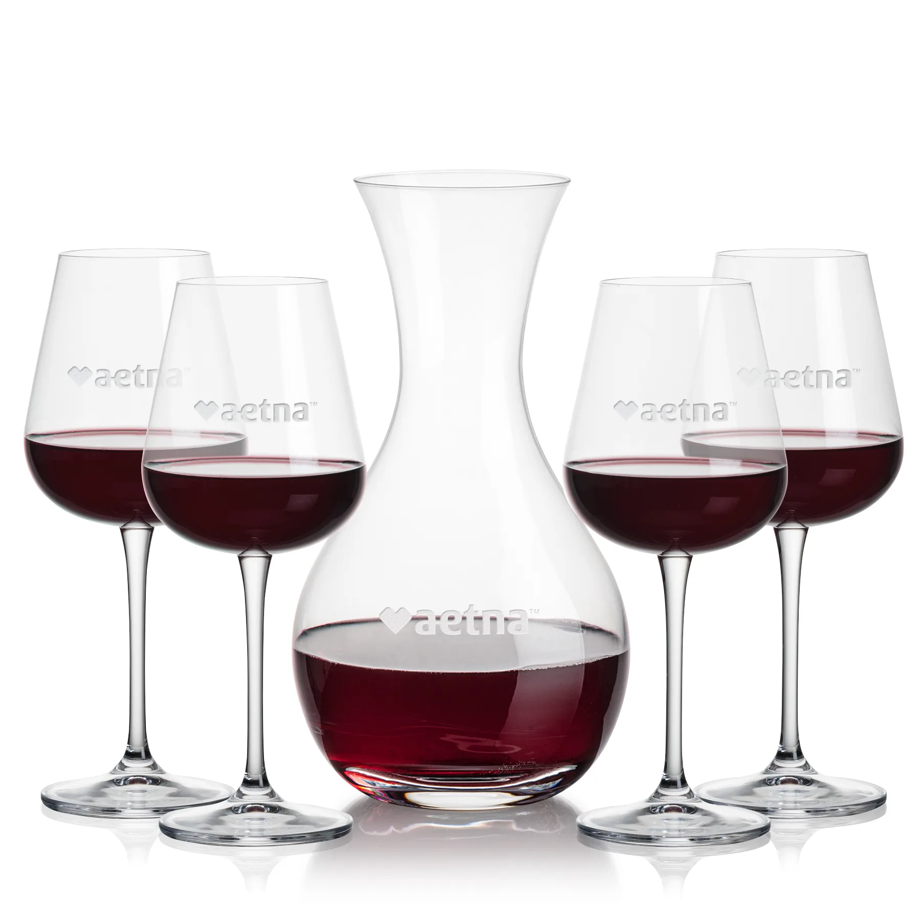 Carafe Stemmed Set, Howden Set, Carafe & 4 Wine