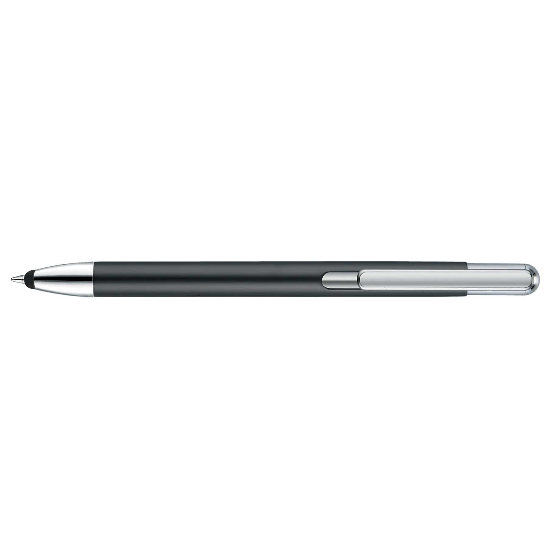 Black/Silver Blank Front View