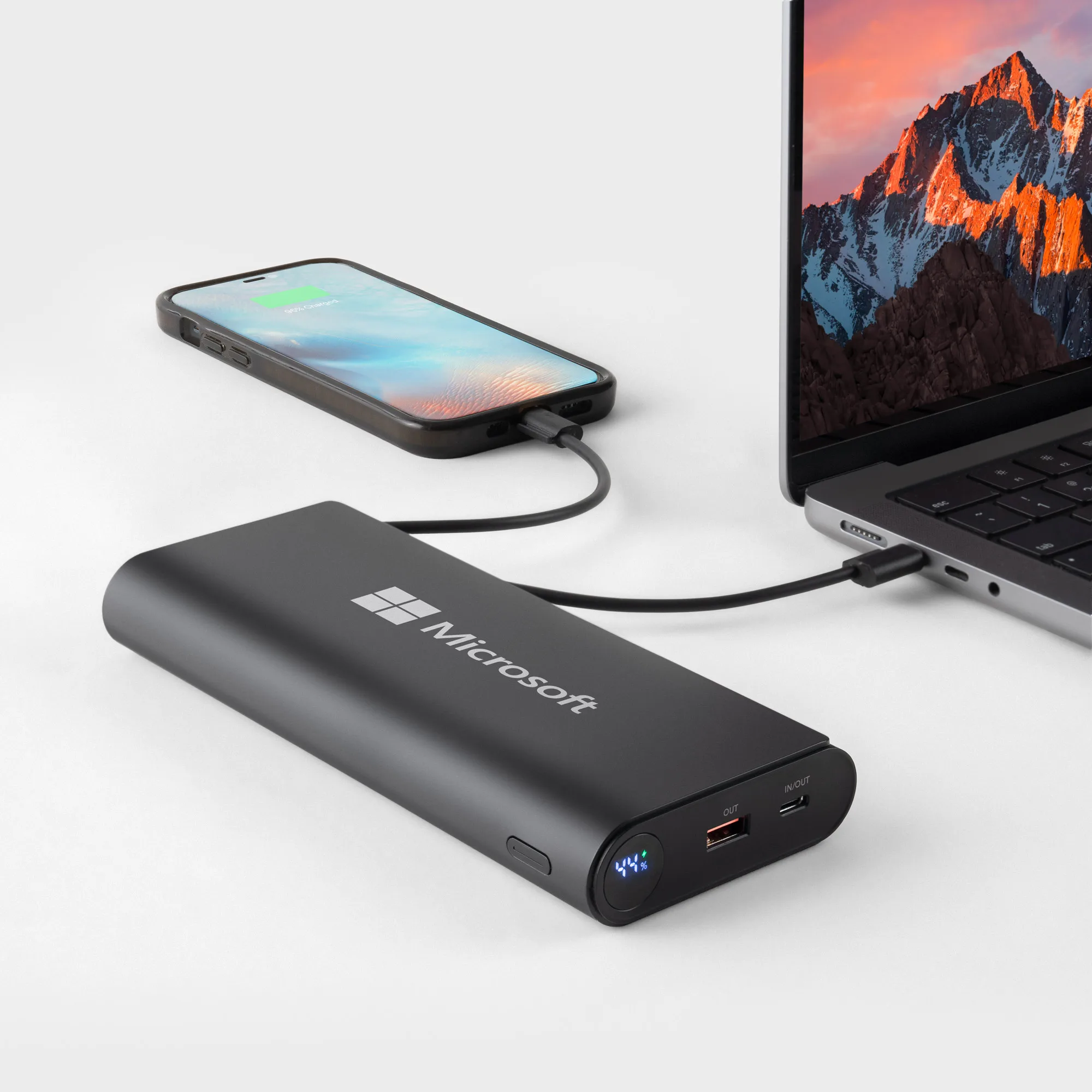Voyager, 25,000 mAh Laptop Charging Power Bank with Built-In Cables view 3