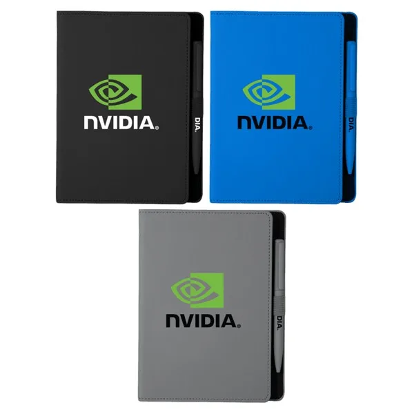 Soft Touch Notebook with Pen view 4