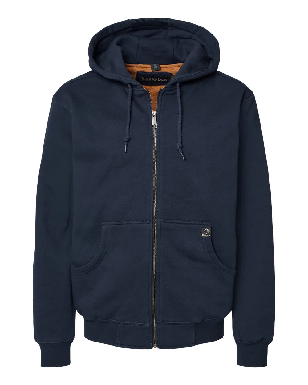 DRI DUCK® Men's Crossfire Heavyweight Power Fleece Hooded Jacket w/Thermal Lining view 4