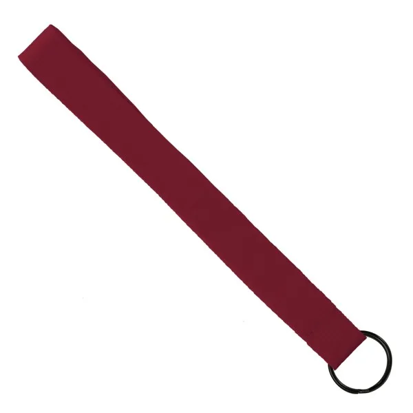 3/4" Sewn Polyester wrist Keychain with Metal Split-Ring view 3