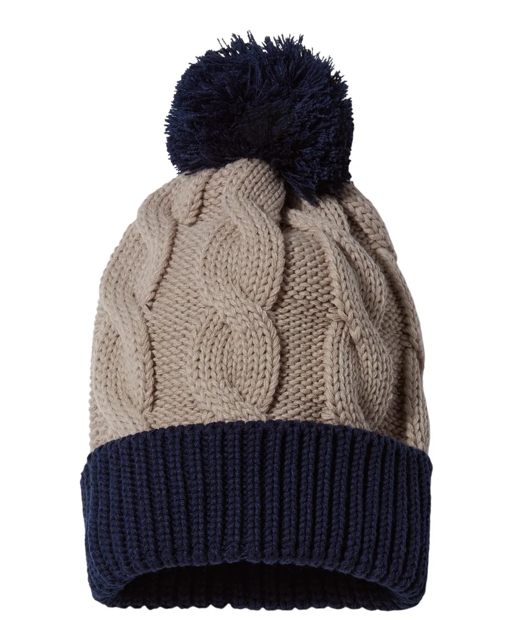Stone Beige/Navy Blue