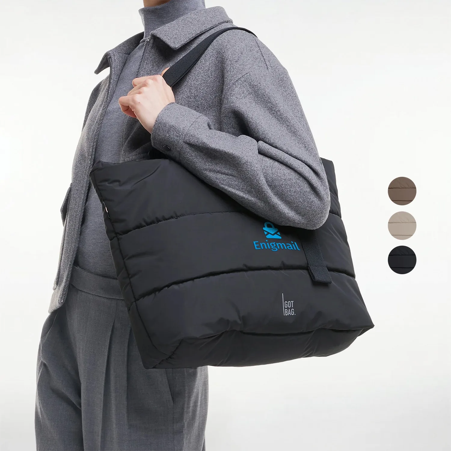 GOT BAG® Puffer - GOTS Certified Ocean Plastic Tote Bag