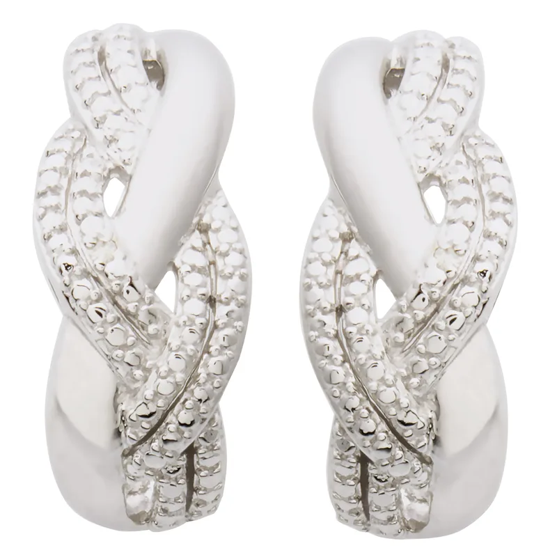 Jilco Inc Diamond Earrings - Round .02twt