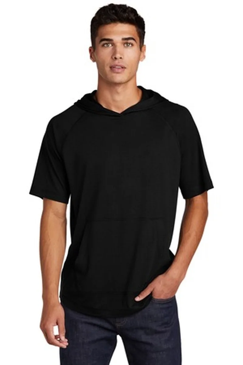 Sport-Tek ® PosiCharge ® Tri-Blend Wicking Short Sleeve Hoodie.