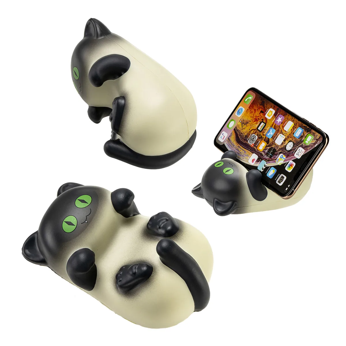 Kute Kitty - Siamese Cat Stress Reliever & Phone Holder view 2