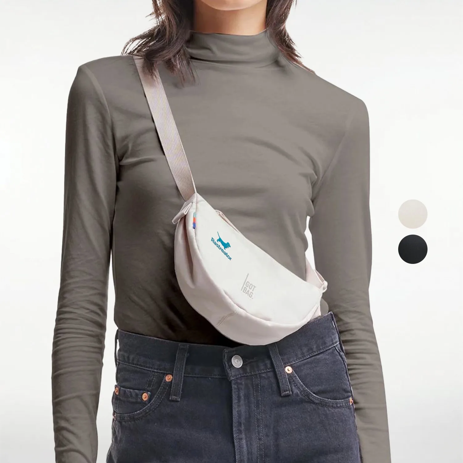 GOT BAG® Mini Moon Bag – GOTS Certified Ocean Plastic Crossbody Bag