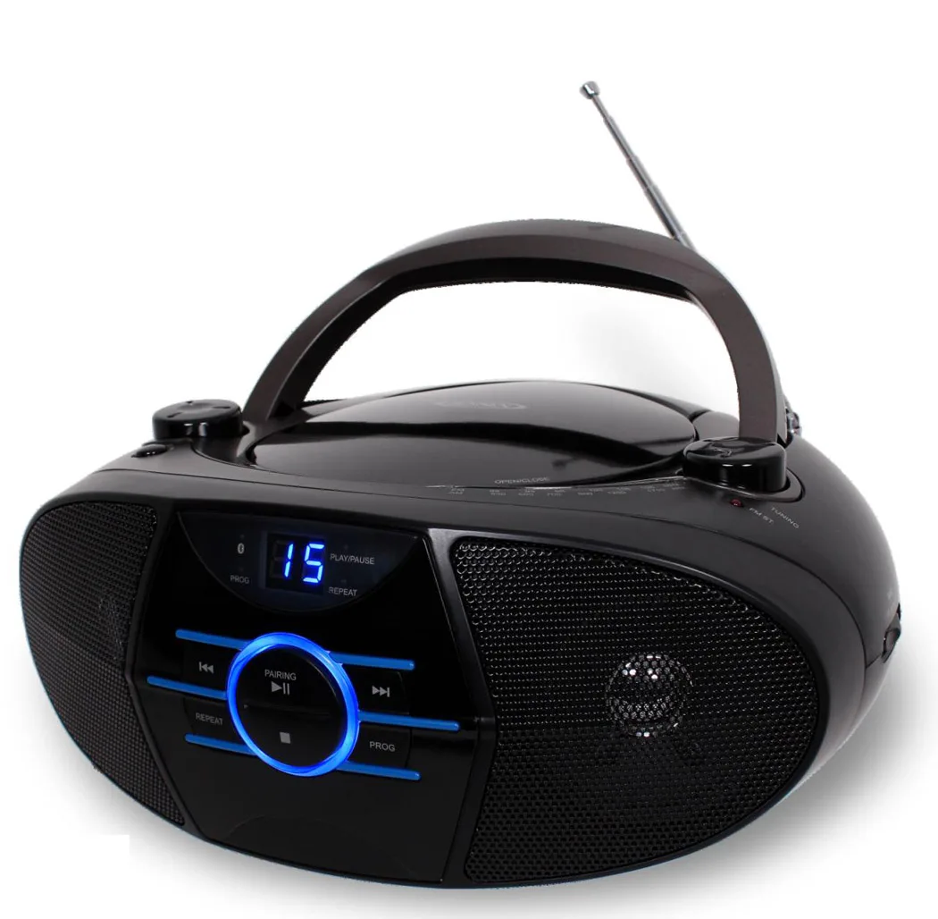 Jensen Audio Portable Stereo Cd Player w/Stereo Radio And Bluetooth