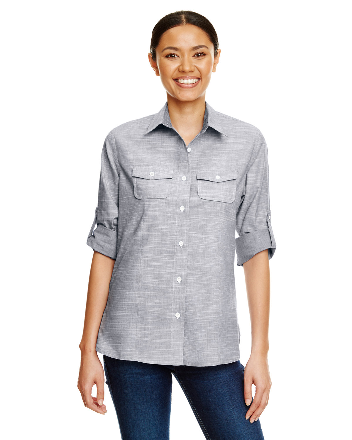 Burnside Ladies' Texture Woven Shirt