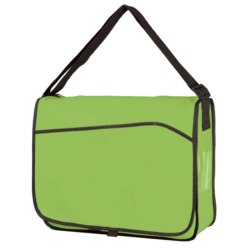 Non Woven Messenger Bag W/Pocket view 2