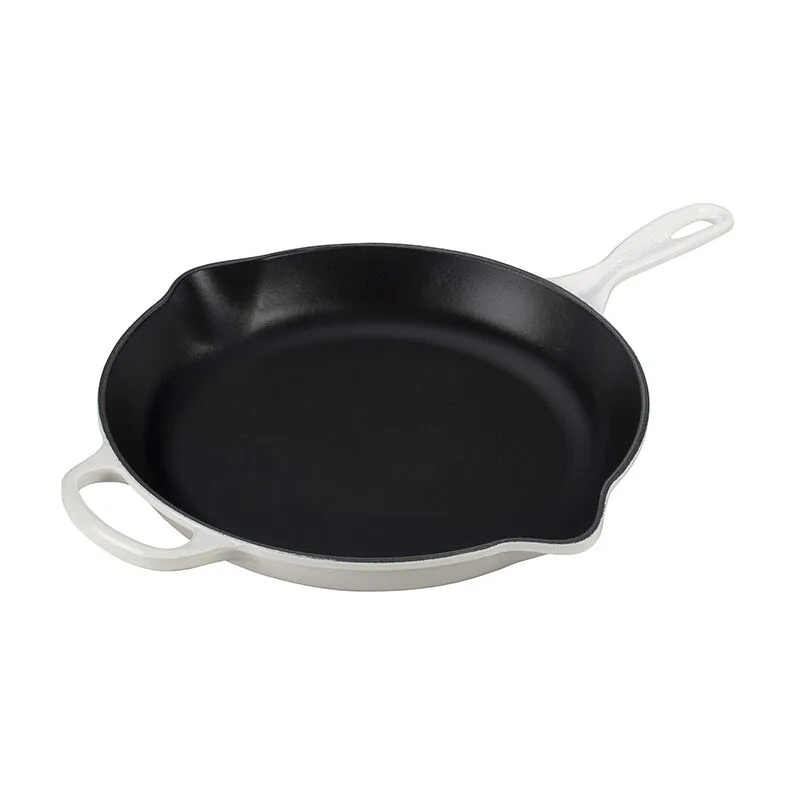 Le Creuset 11.75" Signature Cast Iron Skillet White