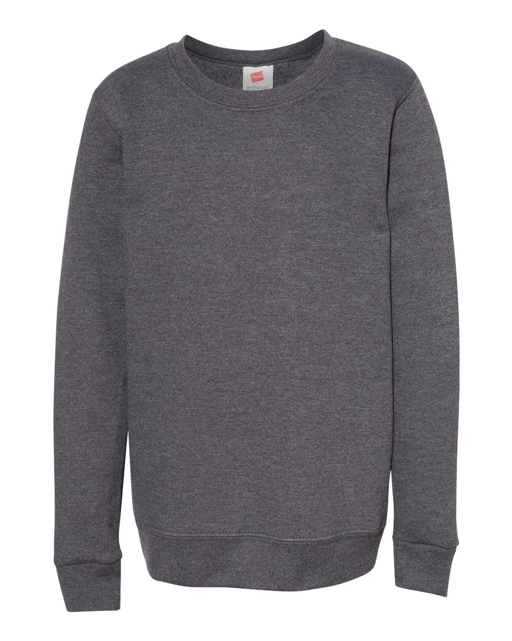 Hanes® Youth EcoSmart® Crewneck Sweatshirt view 3