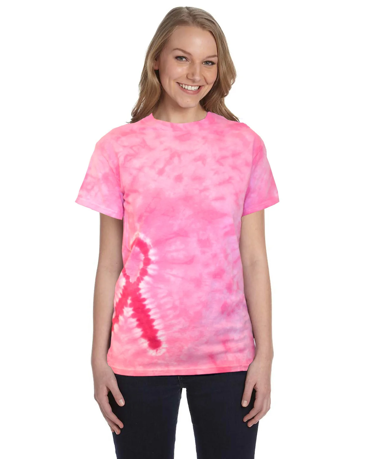 Tie-Dye Unisex Shapes T-Shirt view 4
