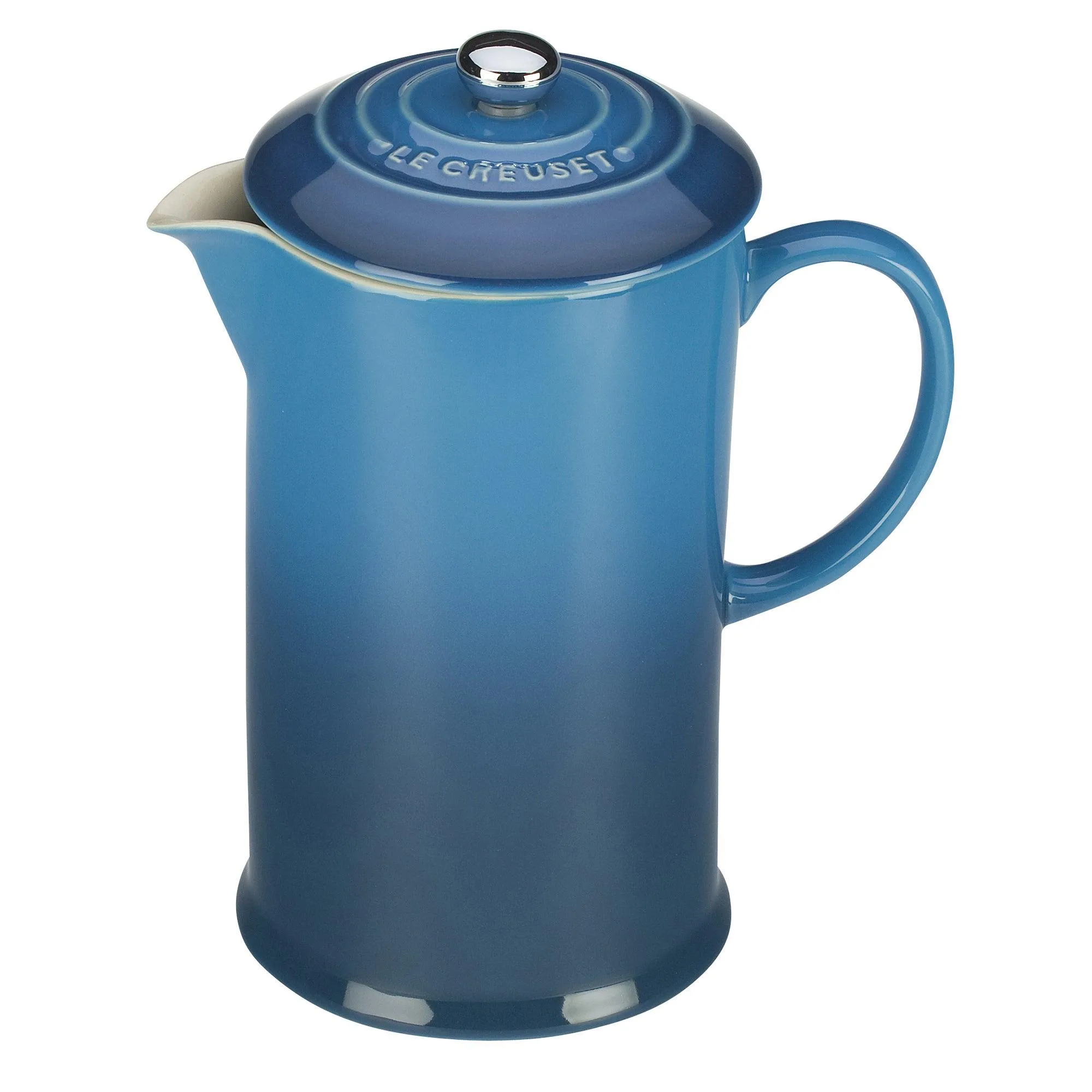 Le Creuset 34Oz Cafe Collection Stoneware French Press Marseille