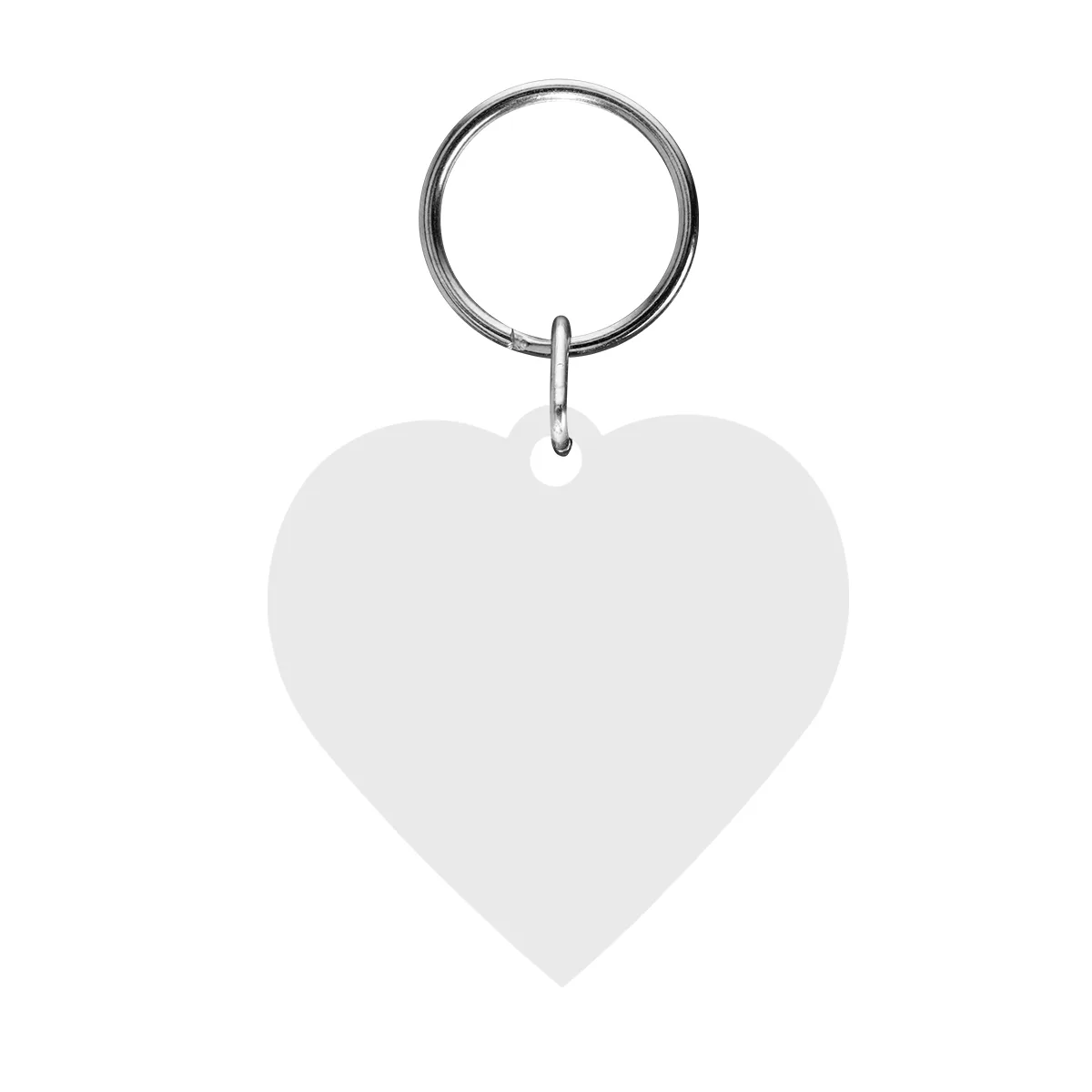 Acrylic Key Tag - Heart view 3