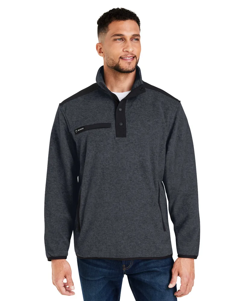 DRI DUCK® Men's Ranger Melange Fleece Pullover Sweatshirt