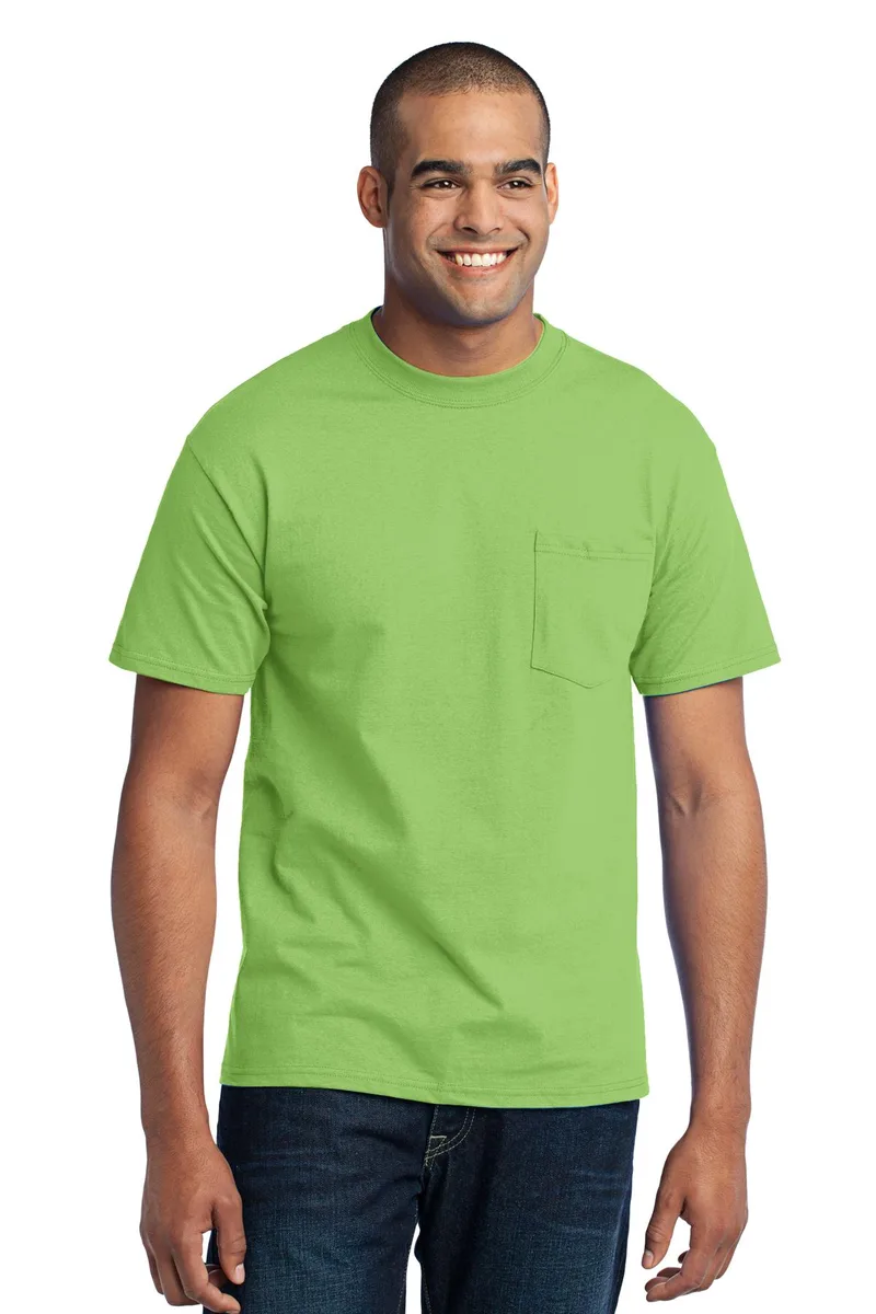 Port & Co™ Core Blend Pocket Tee. view 3