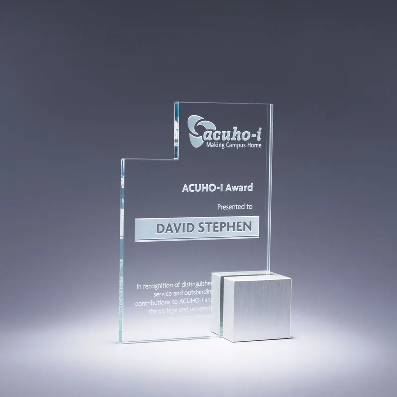 8.5" Quad Crystal Award