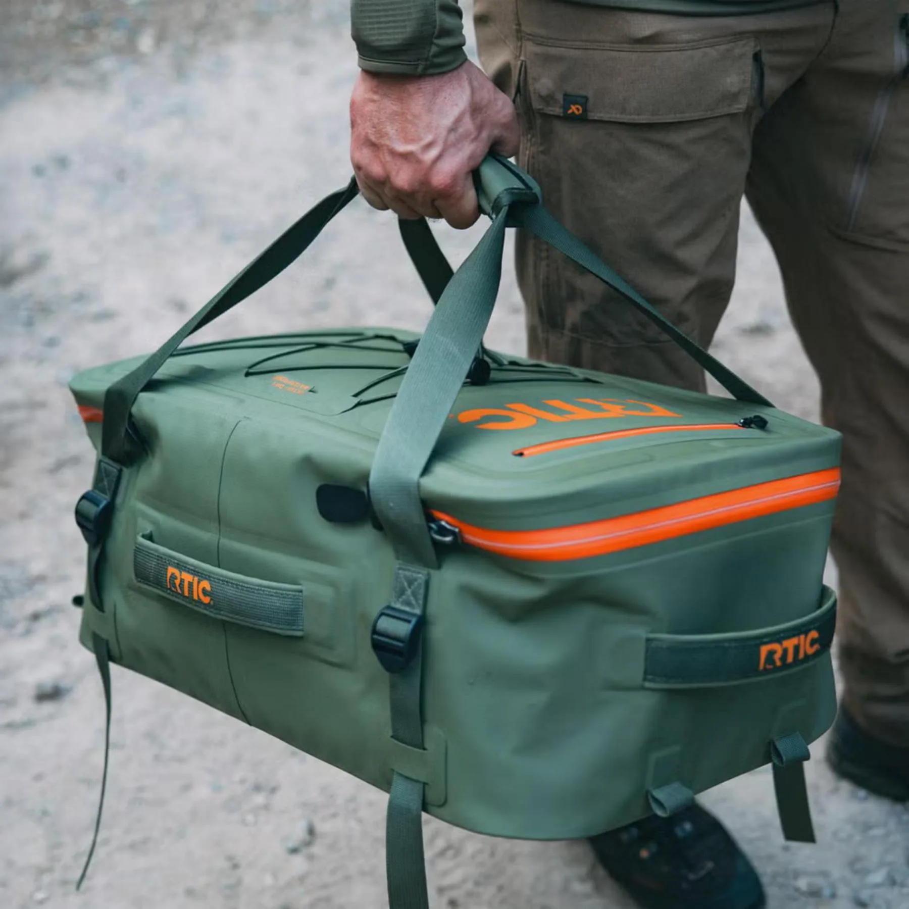 60L RTIC® Heavy-Duty Waterproof Ultra-Dry Duffle Pack view 6