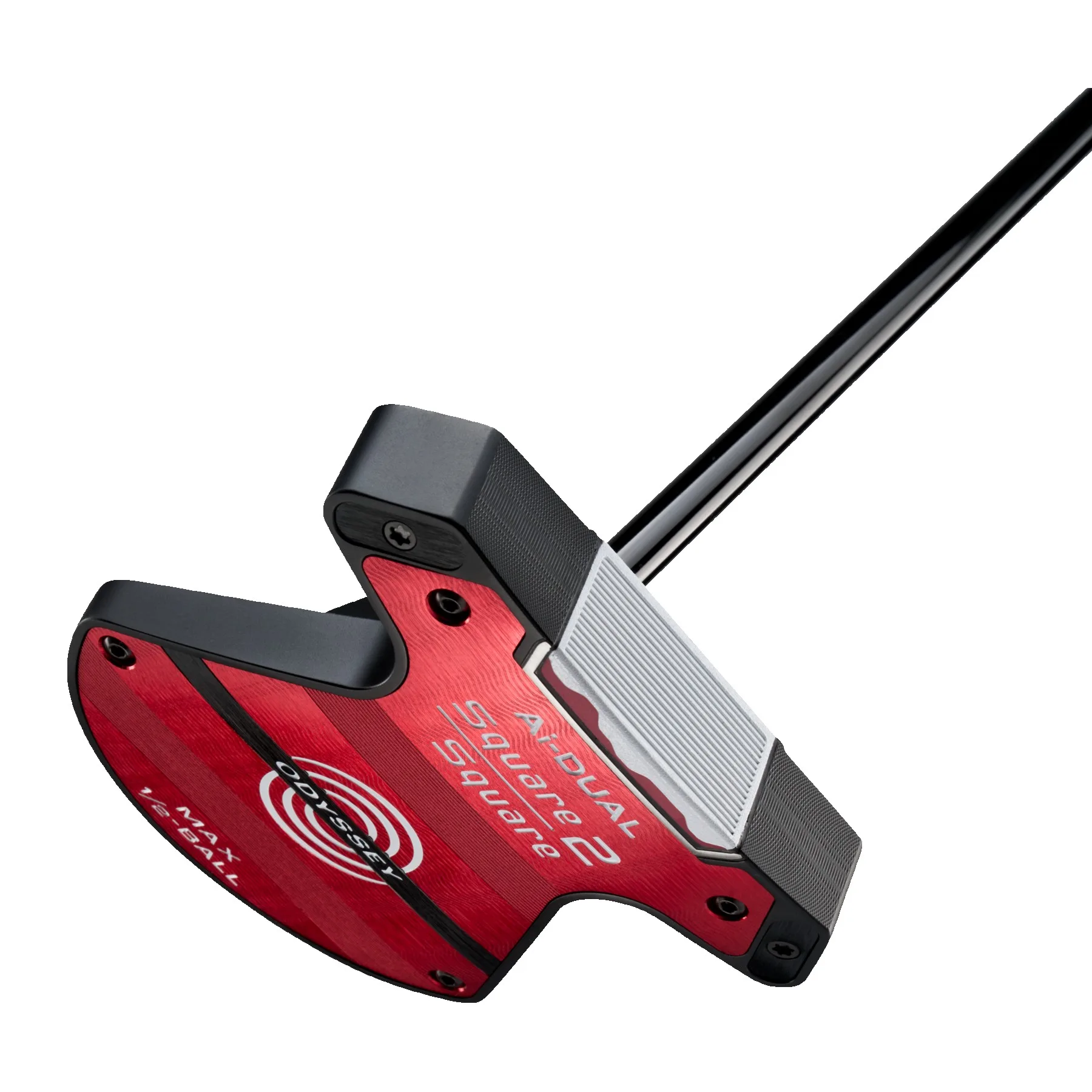 Odyssey Ai-DUAL Square 2 Square MAX 1/2 Ball Putter with Oversize Grip