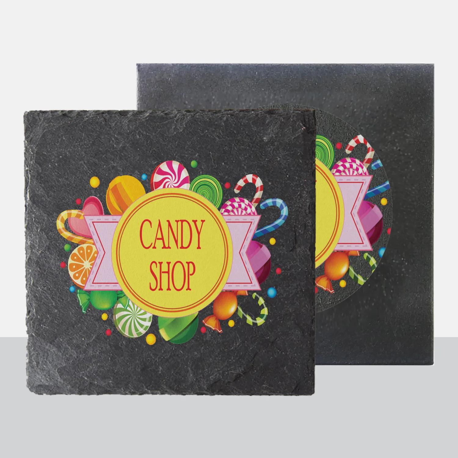1 Pack Square Slate Coaster