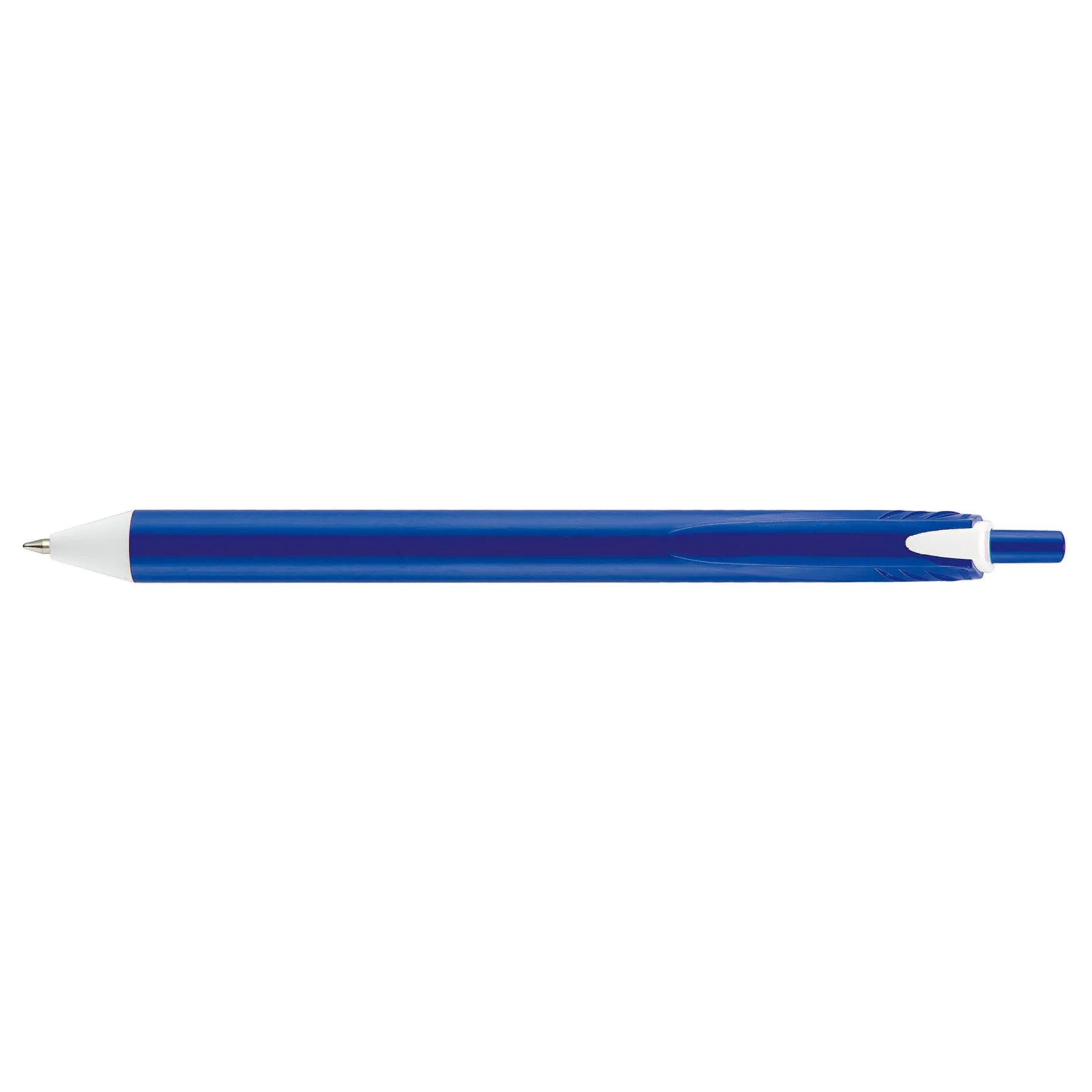 Blue/White Blank Front View