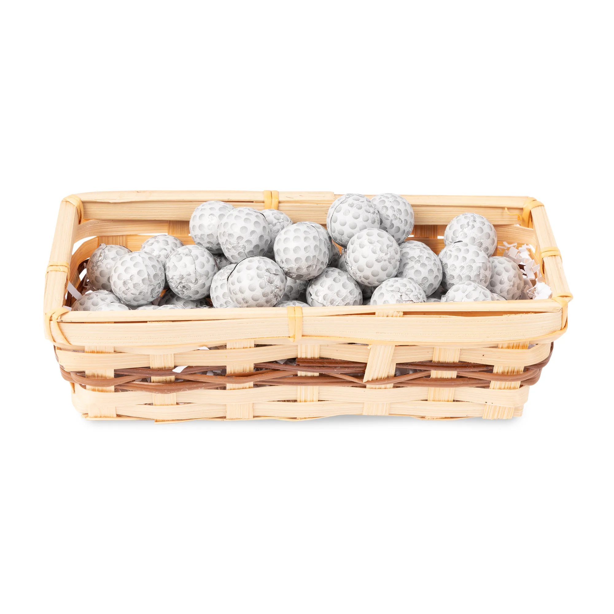Gift Basket with Chocolate Foiled Golf Balls view 2